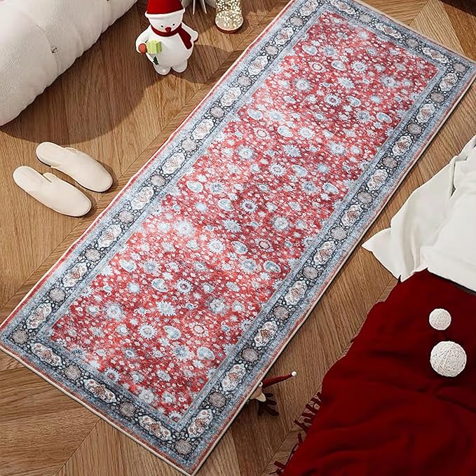 Rugcomf Runner Rug 2'x6' Hallway Rug Washable Boho Soft Area Rug Non-Slip - Image 3