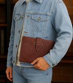 leather sketchbook cover for 5.5 x 8.5 sketchbook, view 9