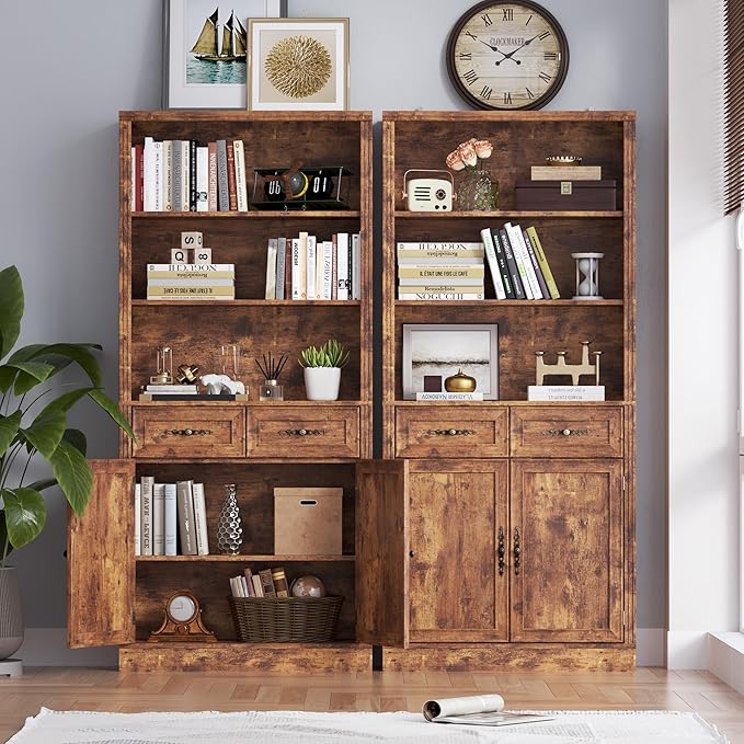BORNOON 71.4" Tall Bookshelf - Image 4