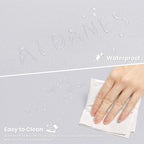 ALOANES Silvery Waterproof Desk Mat, Large Mouse Pad - Image 3