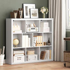BORNOON Book Shelf with 10-Cube, 43” Wide Bookshelf with Anti-Tip Device - Image 7
