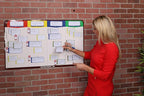 pmxboard 4 Column Magnetic Kanban Board, Scrum Board Flex Whiteboard Kit. Agile - Image 9
