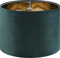 Green Velvet Lampshades Set of 1 Large Drum Lamp Shade 16" Top x 16" Bottom x by GOSO