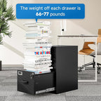 BYNSOE 2 Drawer File Cabinet - Image 6
