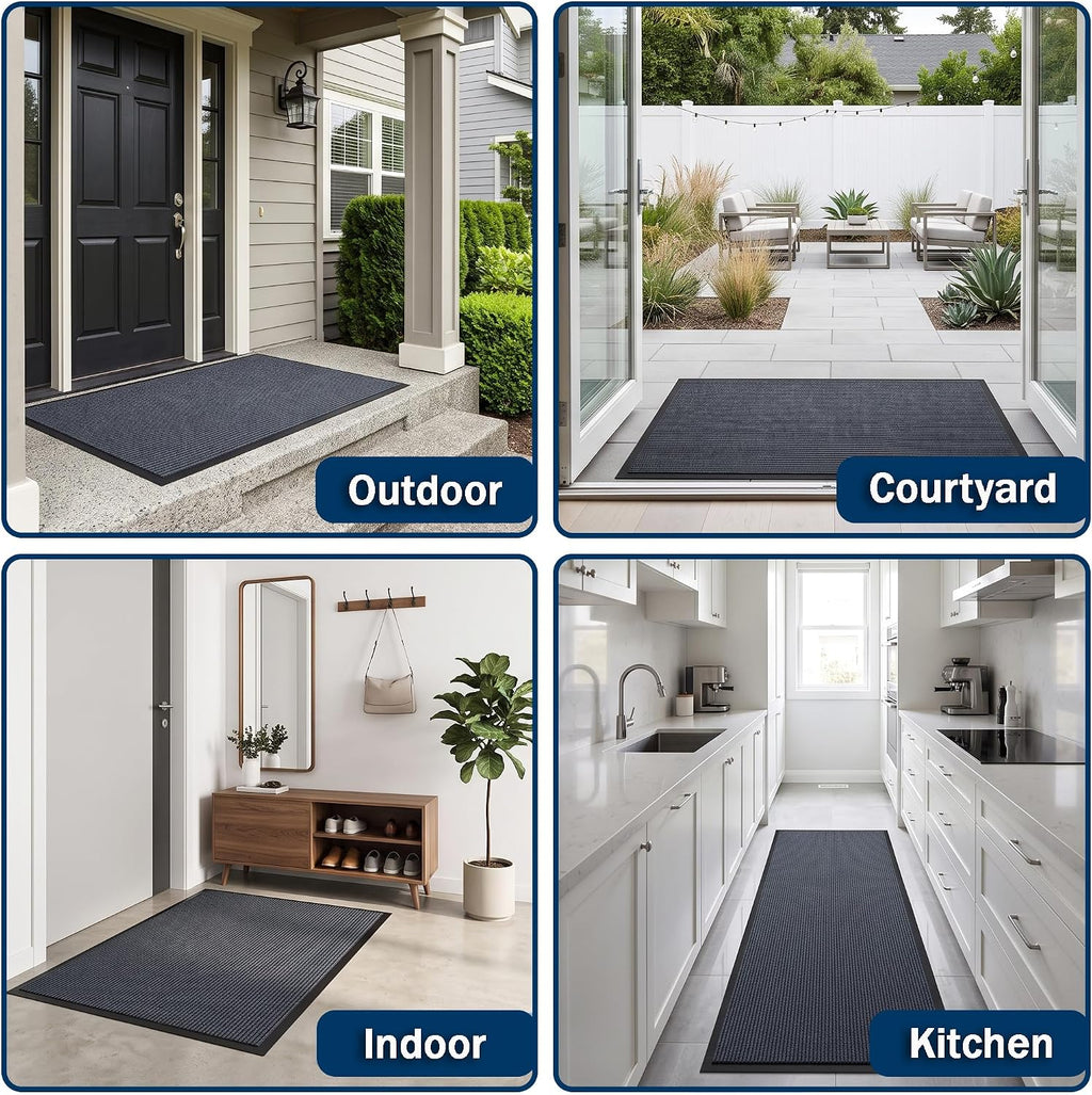 leapyouth indoor outdoor door mat runner, 2' x, package contents