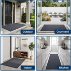 leapyouth indoor outdoor door mat runner, 2' x, package contents