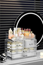 ZHIAI Stackable Storage Drawers, Acrylic Bathroom Counter Organizer Clear - Image 5