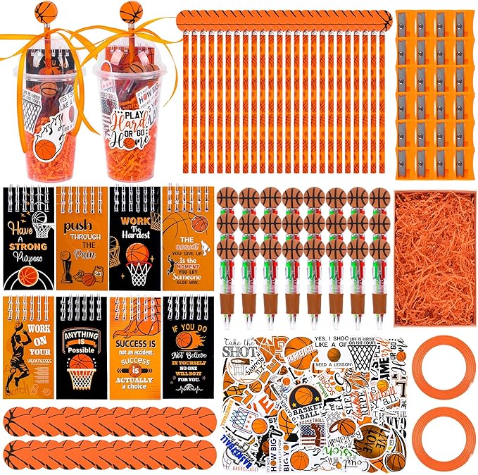 LiYiQ 247 Pcs Basketball Party Supplies Return Gifts by LiYiQ
