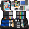 drawing set sketching kit, pro art supplies sketch, main product view