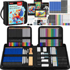 drawing set sketching kit, pro art supplies sketch, main product view