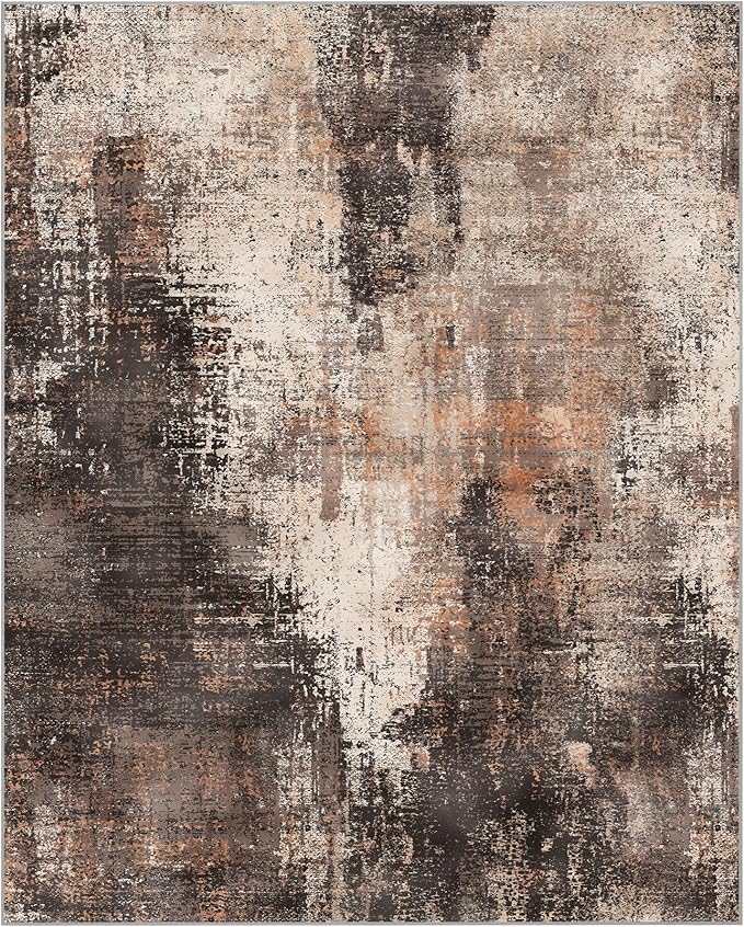 GENIMO Washable Area Rugs for Living Room, 6x9 Vintage Non Slip Rugs, Low Pile - Image 4