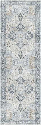GENIMO Runner Rug 2x5, Machine Washable Non Slip Vintage Runner Rug, Low Pile - Image 8