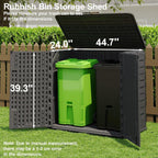 outdoor storage cabinet waterproof 31 cu.ft with lockable, view 11