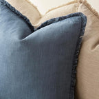 Foindtower Set of 2 Decorative Linen Fringe Throw Pillow Covers Cozy Boho - Image 5