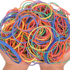 Rubber Bands Assorted Size 0.4bl Colourful Rubber Bands Office Supplies Size#64 - Image 2