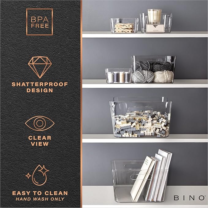 BINO | Plastic Storage Bins, X-Large - Image 7