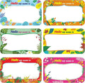 300 Pcs Name Tag Label Sticker in 6 Designs by Stickyourhappymoment