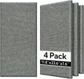 Olanglab Fiberglass Acoustic Wall Panels 4 Pack, 11.8'' x 23.6'' Sound Panels