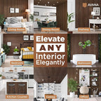 Avana Acoustic Wood Wall Panels – 94.4 X 12.6 Inch Walnut Acoustic Panels 1 PC - Image 3