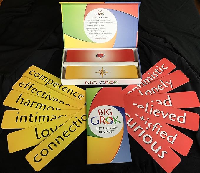 GROK Big Conversation Cards for Large Groups – 150 Feelings & Needs Cards + 25 - Image 3