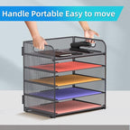 Supeasy 5 Trays Paper Organizer Letter Tray - Image 4