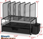 SIMPLE HOUSEWARE Mesh Desk Organizer - Image 2