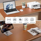 Aothia Leather Desk Pad Protector, Mouse Pad, Office Desk Mat, Non-Slip PU - Image 5