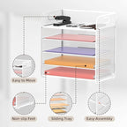 2 Pack 5-Tier White Desk Organizer - Image 3