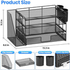 OPNICE Desk Organizer, 4-Tier Desktop File Organizer - Image 7