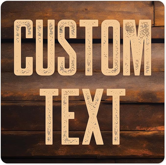 Custom Sign, Custom Street Sign, 11 Font Colors, 13 Font Styles, 4 Hole Options by MySignCenter