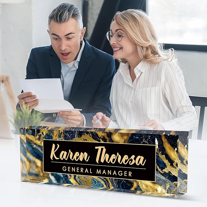 Custom Office Name Plate, Personalized Gifts - Image 5