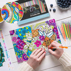 200 Colors Gel Pen Refills, Glitter Neon Gel Ink Pens Refills, Replace - Image 5