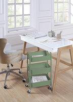 SunnyPoint 3-Tier Delicate Compact Rolling Metal Storage Organizer - Image 5