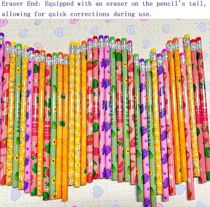 Jsehchya 72PCS Corlorful Wooden cased Pencils - Image 4