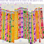 Jsehchya 72PCS Corlorful Wooden cased Pencils - Image 4