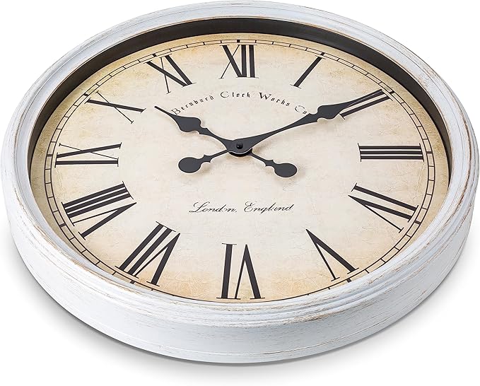 Bernhard Products Large Decorative Wall Clock 20 Inch Silent Non Ticking - Image 5