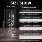 Personalized Name Plate for Desks, Custom Desk Name Plates, Acrylic Name Plate - Image 5