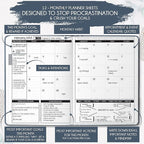 Life & Goal Planner – Undated Daily, Weekly & Monthly Organizer - Image 4