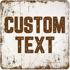 Custom Sign, Custom Street Sign, 11 Font Colors, 13 Font Styles, 4 Hole Options by MySignCenter