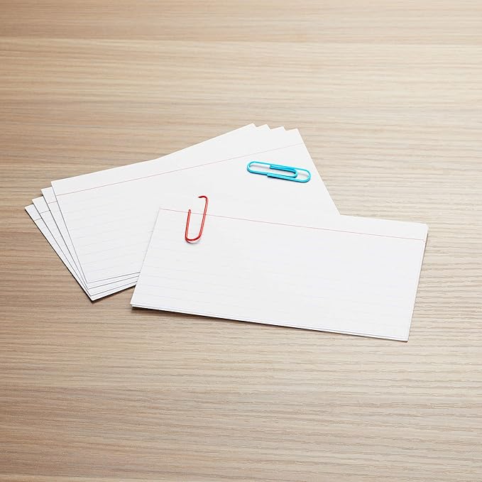 Amazon Basics Paper Flash Ruled Index Note Cards, Heavy Weight, 3 x 5 Inch Card - Image 7
