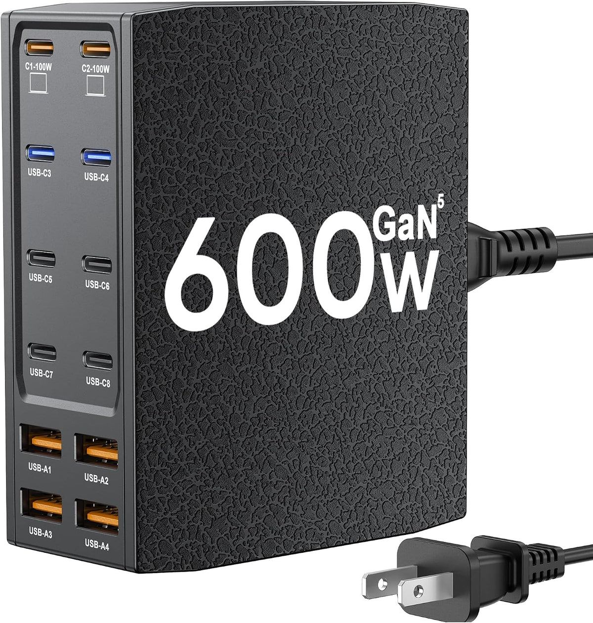 USB Charging Station, 12-Port USB C Charger Block