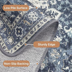 GENIMO 2x7 Runner Rugs for Hallway, Machine Washable Non Slip Vintage Rugs - Image 5