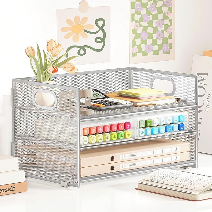 Subekyu 3 Tier Paper Desk Organizer - Image 4
