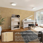 Soon Global Acoustical Wall Panels, 6-Piece 23.62 X 23.62 Inches Art Acoustic - Image 7