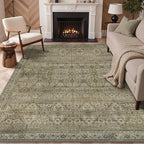 GENIMO 8x10 Area Rugs for Living Room, Machine Washable Non Slip Vintage Rugs - Image 2
