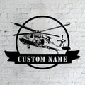 Personalized Metal Airplane Wall Art, Airplane Name Sign, Customized Pilot Name by Unknown