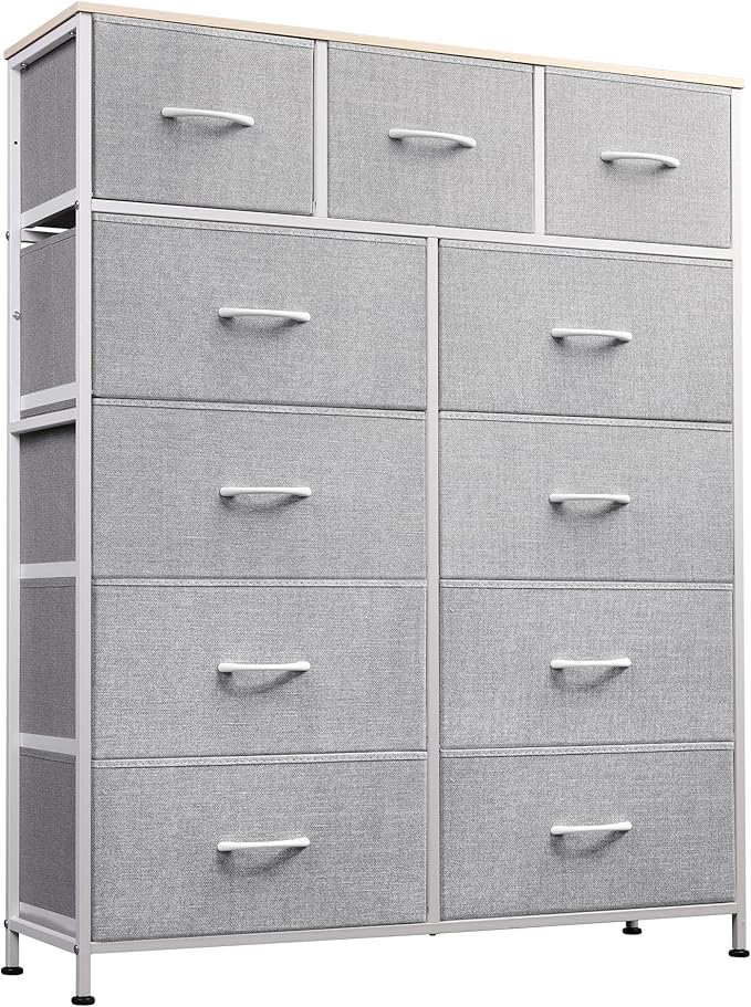 WLIVE Tall Dresser for Bedroom, Fabric Dressers Storage Tower, Dresser & Chest by WLIVE