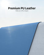 YSAGi Leather Desk Protector, Office Mat, Large Mouse Mat, Non-Slip PU Leather - Image 2