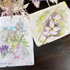 Wanderings Handmade A4 Cream Mixed Media Paper - Image 5