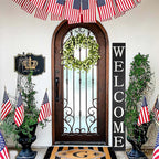 Tall Outdoor Welcome Sign for Front Door, 6ft Black, Rustic Tall Welcome Sign - Image 6